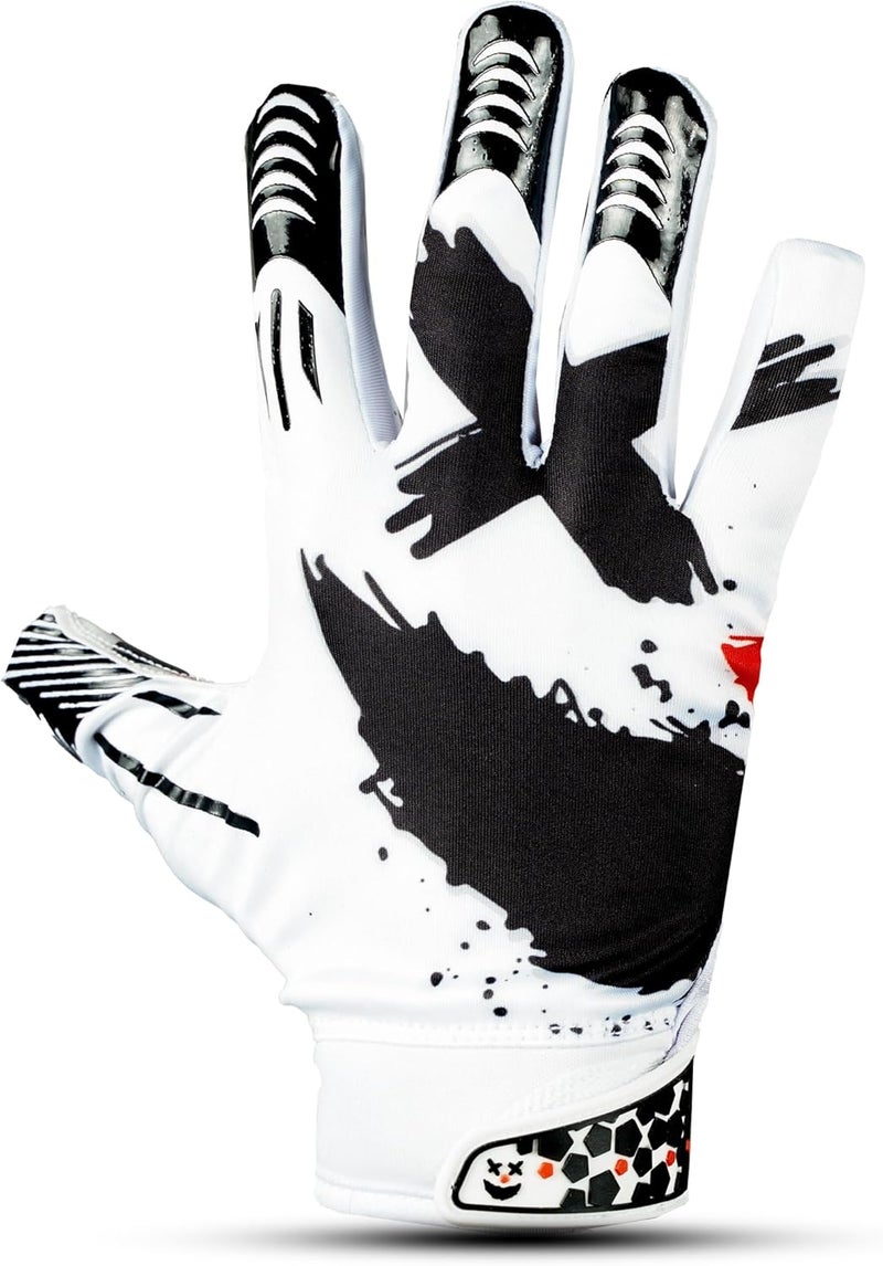 Repsters Jester 4.0 Football Gloves – Elite Pro Grip Receiver Gloves for Adults & Youth – Sticky Grip Football Gloves for Game Day, Training, High School, College, Style Wide Receiver Gear - Image 5